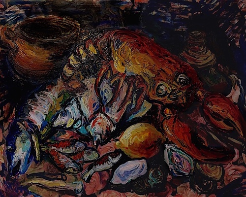 ​Landscape with lobster (after Cerutti)